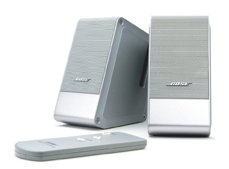 「非常に良い」Bose M3 (Micro MusicMonitor) マルチメディアスピーカー(シルバー)(中古品)