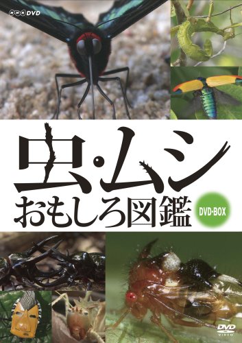 「ほぼ新品」虫・ムシ おもしろ図鑑 セット [DVD](中古品)