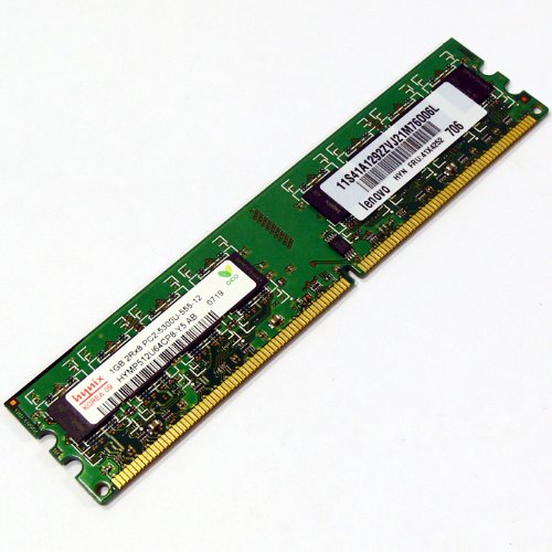 1GB DDR2 667MHZ Desktop Computer Memory - Hynix HYMP512U64CP8-Y5(中古品)