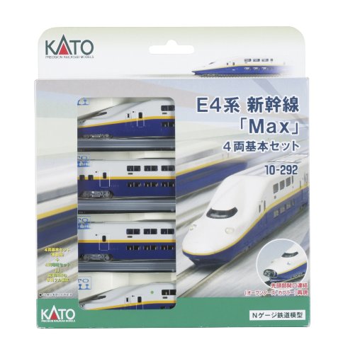 KATO Nゲージ E4系 新幹線 Max 基本 4両セット 10-292 鉄道模型 電車(中古品)