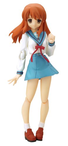 「ほぼ新品」Figma 涼宮ハルヒの憂鬱 朝比奈みくる 制服ver.(中古品)