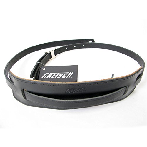 「ほぼ新品」GRETSCH Deluxe Vintage Straps Black ギターストラップ(中古品)