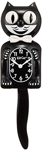 「未使用品」Kit Cat Clock キットキャットクロック (ブラック) BC1(中古品)