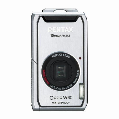 「非常に良い」PENTAX デジタルカメラ OPTIO (オプティオ) W60 シルバー 1000万画素 光学5(中古品)