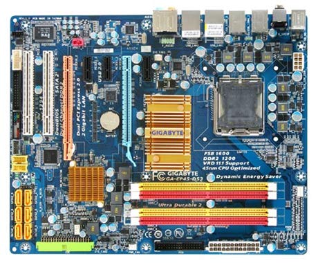 「ほぼ新品」GIGABYTE GIGABYTE マザーボード Socket775 IntelP45 GA-EP45-DS3(中古品)