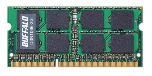 「ほぼ新品」BUFFALO D3N1066-2G PC3-8500 204Pin DDR3 2GB(中古品)