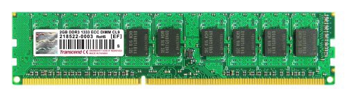Transcend サーバー ワークステーション用メモリ PC3-10600 DDR3 1333 2GB (中古品)の通販は