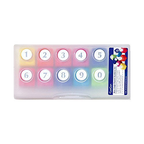 「未使用品」カール事務器 クラフトパンチ 数字セット CN12-C(中古品)