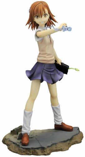 コトブキヤ とある魔術の禁書目録 御坂 美琴 1/8スケールPVC塗装済み完成品(中古品)