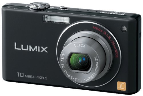 パナソニック デジタルカメラ LUMIX (ルミックス) FX37 エクストラブラック(中古品)