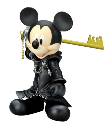 「非常に良い」KINGDOM HEARTS PLAY ARTS 王様(ミッキー)(PVC塗装済みアクションフィギュ (中古品)