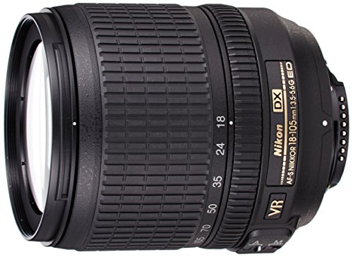 Nikon 標準ズームレンズ AF-S DX NIKKOR 18-105mm f/3.5-5.6G ED VR ニコン(中古品)