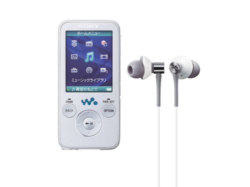 「未使用品」SONY ウォークマン Sシリーズ 4GB FM付 ホワイト NW-S636F/W(中古品)