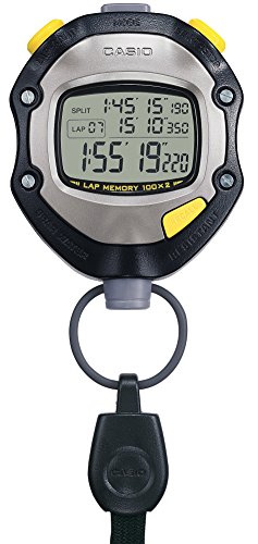「非常に良い」CASIO(カシオ) ストップウォッチ ラップタイム スプリット 計測 2メモリー (中古品)