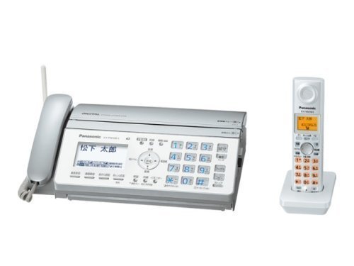 「非常に良い」パナソニック おたっくす デジタルコードレスFAX 子機1台付き シルバー KX-(中古品)