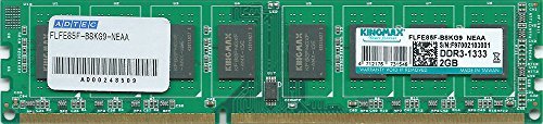 アドテック DDR3 1333/PC3-10600 Unbuffered DIMM 2GB ADS10600D-2G(中古品)