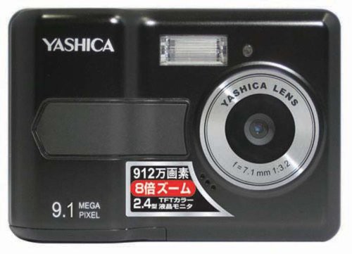 YASHICA 912万画素デジタルカメラ EZ F924 8倍ズーム Youtubeに簡単アクセ (中古品)