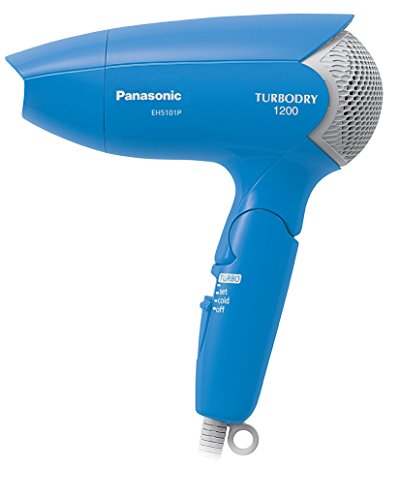 「ほぼ新品」パナソニック ヘアドライヤー ターボドライ1200 青 EH5101P-A(中古品)
