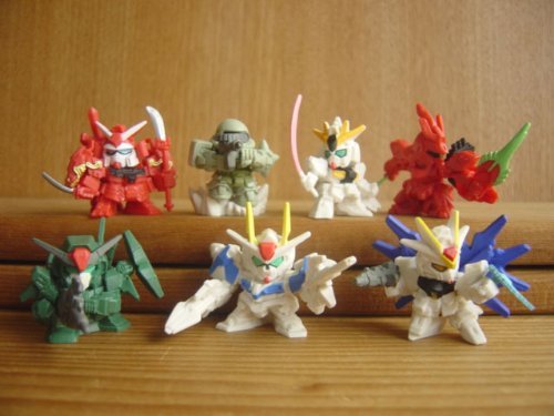 「未使用品」ガシャポン　SDガンダム インパクト01 全7種セット(中古品)