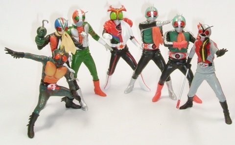 「未使用品」ガシャポン　 アルティメットソリッド仮面ライダー5 ザ・ベスト 全7種セッ (中古品)