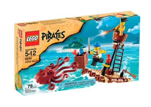 レゴ パイレーツ おばけダコ“クラーケン”の襲撃 6240 LEGO Pirate Kraken(中古品)