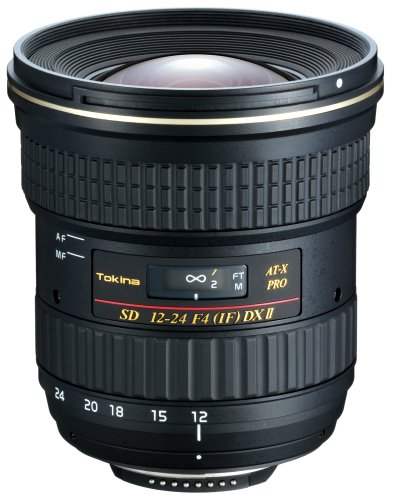「ほぼ新品」Tokina 超広角ズームレンズ AT-X 124 PRO DX II 12-24mm F4 (IS) ASPHERICA(中古品)
