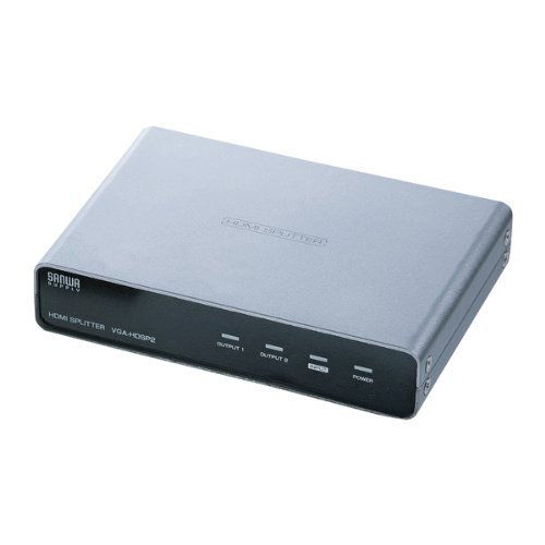 サンワサプライ HDMI分配器(2分配) VGA-HDSP2(中古品)