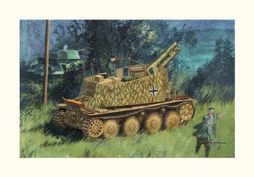 ドラゴン 1/35 ドイツ38 t 15cm自走重歩兵砲グリレ H型 プラモデル(中古品)の通販は