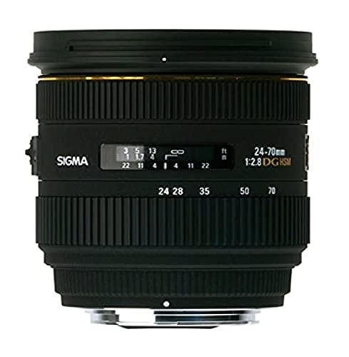 SIGMA 標準ズームレンズ 24-70mm F2.8 IF EX DG HSM シグマ用 フルサイズ対(中古品)