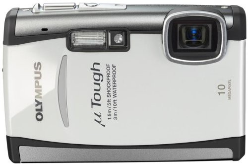 OLYMPUS 防水デジタルカメラ μTOUGH-6000 ホワイト μTOUGH-6000WHT(中古品)