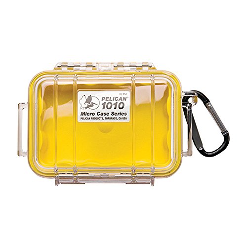 「ほぼ新品」PELICAN ハードケース 1010 N 0.2L イエロー 1010-027-100(中古品)