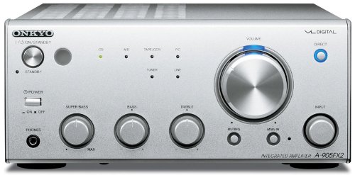 ONKYO INTEC205 プリメインアンプ 80W+80W(4Ω) シルバー A-905FX2(S)(中古品)