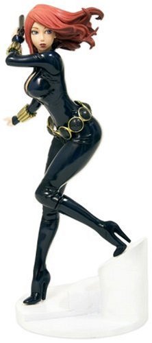 「ほぼ新品」コトブキヤ BLACK WIDOW MARVEL BISHOUJO スタチュー ブラックウィドウ 1/8(中古品)