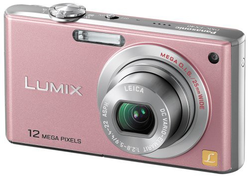 パナソニック デジタルカメラ LUMIX (ルミックス) FX40 スイートピンク DMC(中古品)