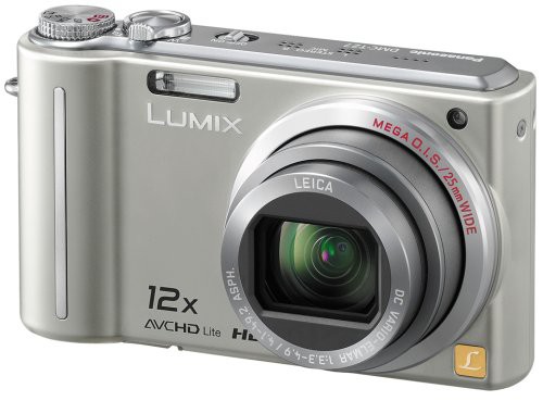 パナソニック デジタルカメラ LUMIX (ルミックス) TZ7 シルバー DMC-TZ7-S(中古品)