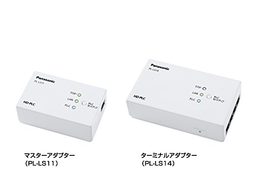 「非常に良い」パナソニック AV用PLCアダプター スタートパック PL-LS14KT(中古品)