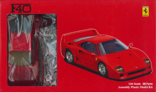 「非常に良い」フジミ模型 1/24 RS-SP フェラーリF40 エンジン付(中古品)