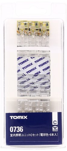 「非常に良い」TOMIX Nゲージ 室内照明ユニット C 電球色6本 0736 鉄道模型用品(中古品) 6,629円