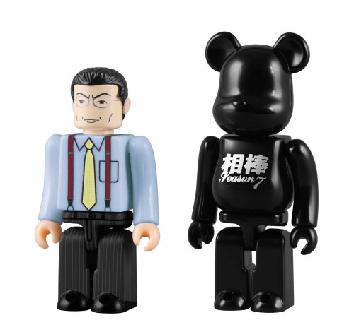 「人並み外れたに好いたらしい」KUBRICK 杉下右京 & BE@RBRICK SET ABS&PVC ペンキ塗り済み動き図形(中古品)