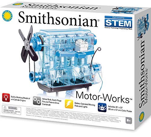 「非常に良い」エンジン模型 スケルトンエンジンプラモデル Smithonian スミソニアン(中古品)