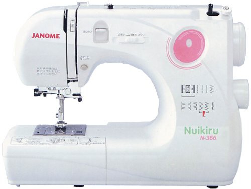 JANOME コンパクト電子速度制御ミシン Nuikiru N-366(中古品)｜au PAY マーケット