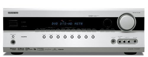 ONKYO HDサラウンド対応AVセンター 最大出力160W×5ch TX-SA507(S) シルバ (中古品)