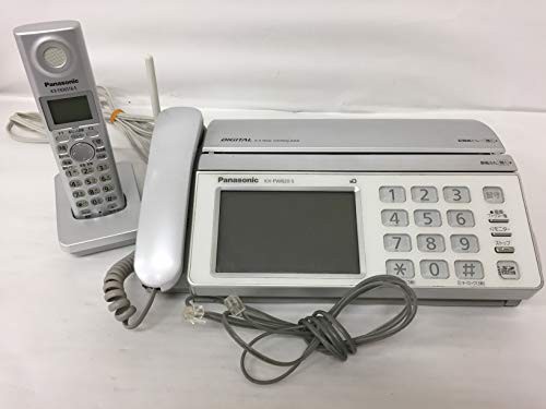 パナソニック おたっくす デジタルコードレスFAX 子機1台付き シルバー KX-(中古品)