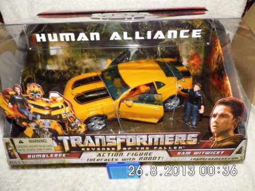 Transformers 2 Revenge of the Fallen Movie Human Alliance Bumblebee wi(中古品)