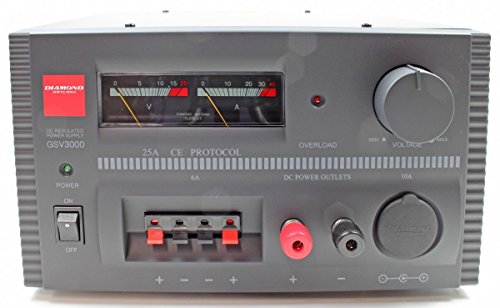 第一電波工業 ダイヤモンド 直流安定化電源 連続30A GSV3000(中古品)
