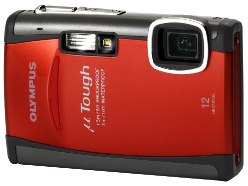 OLYMPUS 防水デジタルカメラ μ TOUGH 6010 レッド μTOUGH-6010RED(中古品)