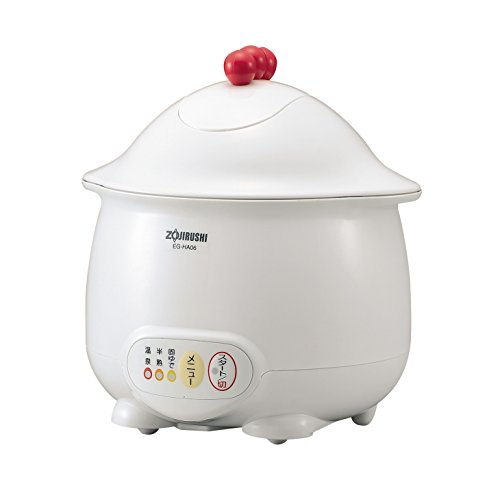 象印 温泉たまご器 マイコン式 エッグ DODODO? EG-HA06-WB(中古品)