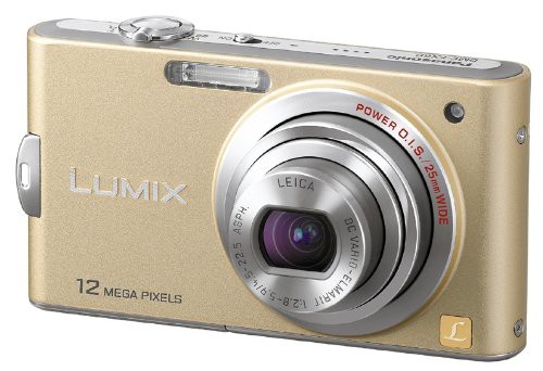 パナソニック デジタルカメラ LUMIX (ルミックス) FX60 リュクスゴールド D(中古品)