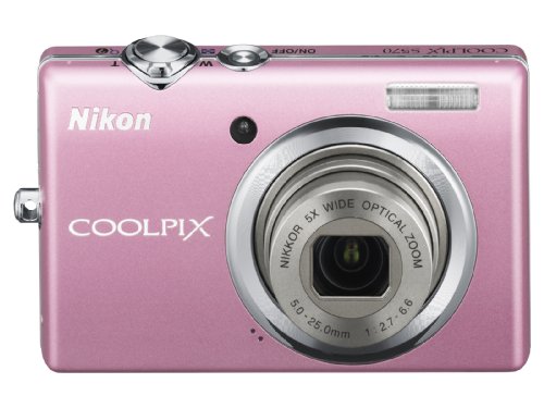 Nikon デジタルカメラ COOLPIX (クールピクス) S570 ピンク S570PK(中古品)