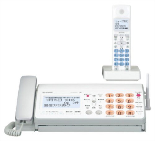 「非常に良い」SHARP デジタルコードレスFAX 子機1台付き UX-D32CL(中古品)